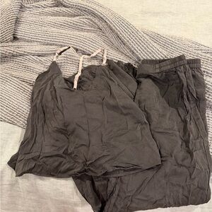 Lunya Charcoal Sleepwear Set